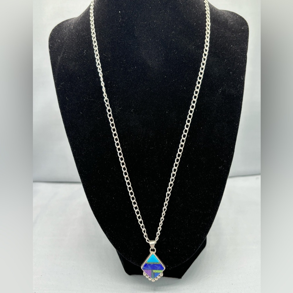 Sterling Silver Turquoise Necklace